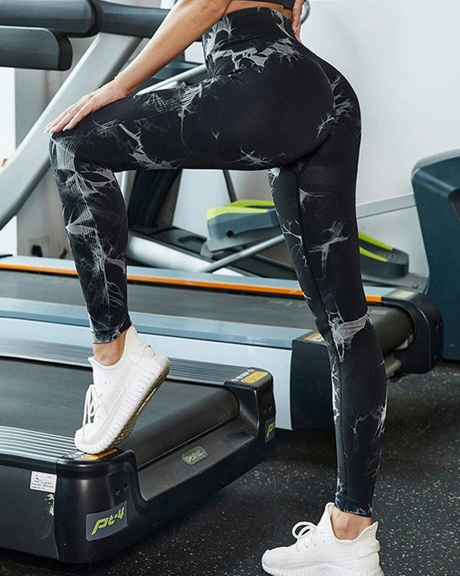 Tie-Dye High Waist Active Leggings