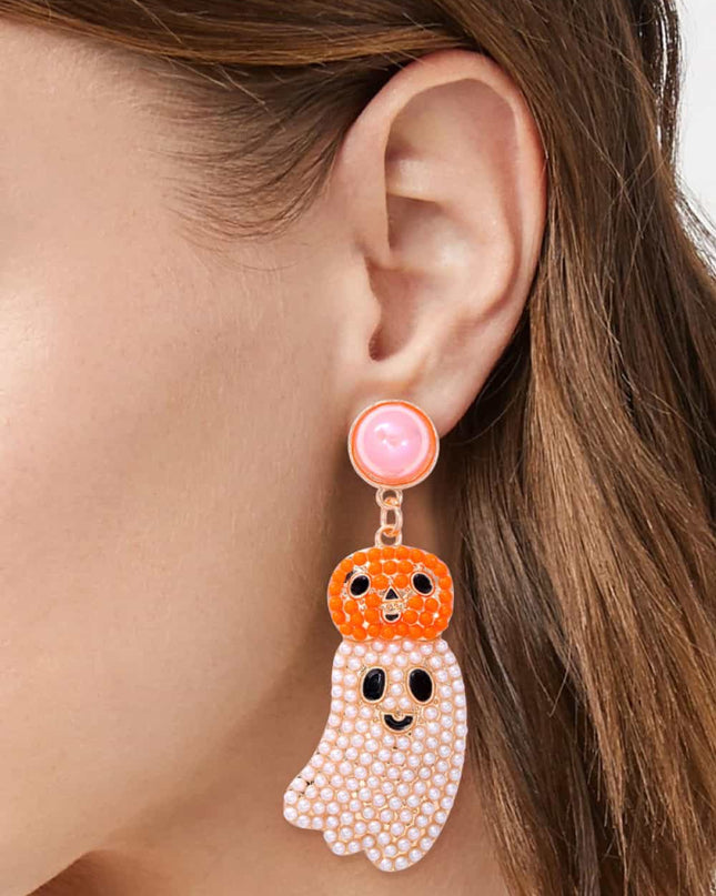 Halloween Ghost Shape Dangle Earrings