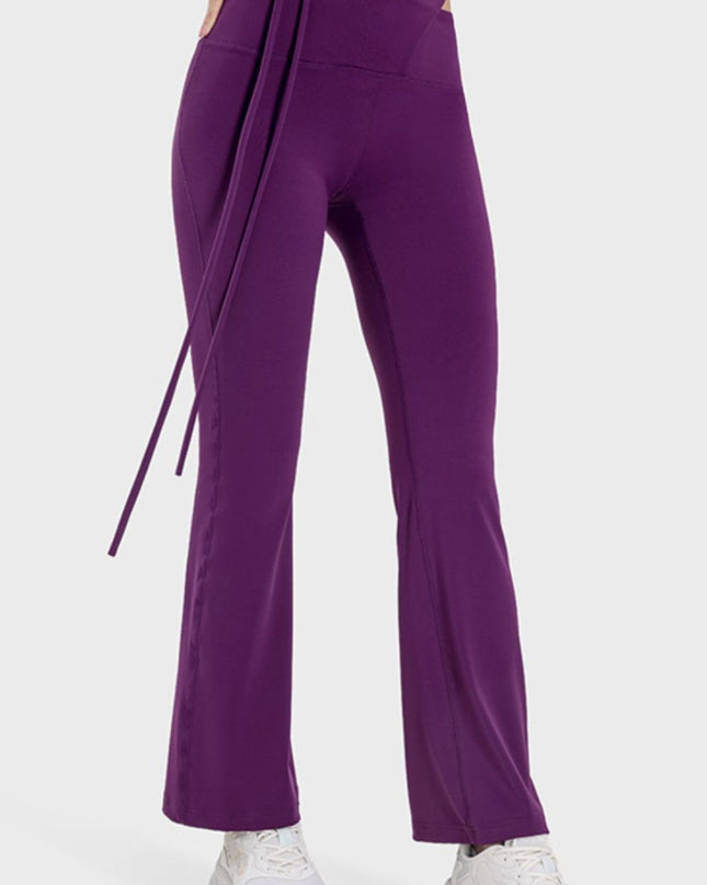 Millennia Tied Mid-Rise Waist Active Pants