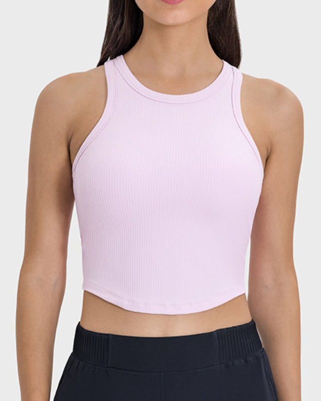 Millennia Round Neck Racerback Active Tank