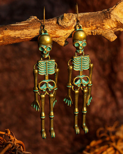 Skeleton Alloy Earrings
