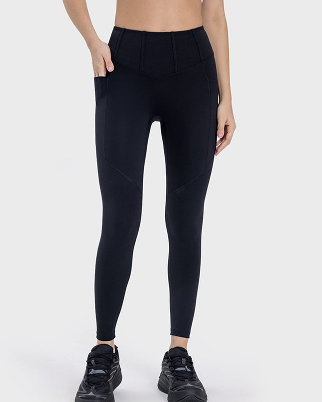 Millennia Pocketed High Waist Active Leggings