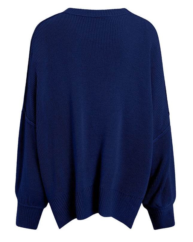 Round Neck Long Sleeve Sweater