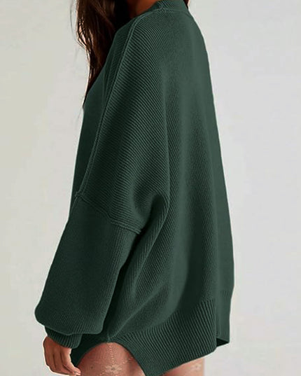 Round Neck Long Sleeve Sweater