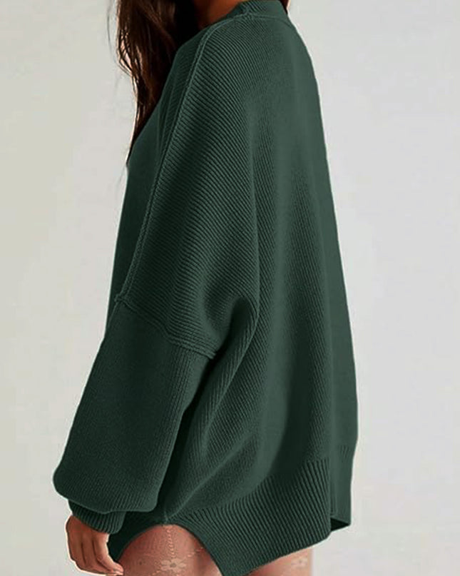 Round Neck Long Sleeve Sweater