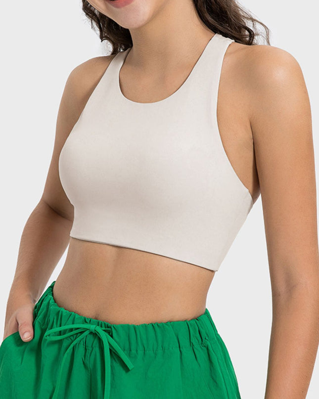 Millennia Cutout Round Neck Active Tank
