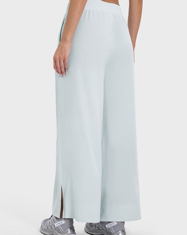 Millennia Slit Wide Leg Active Pants