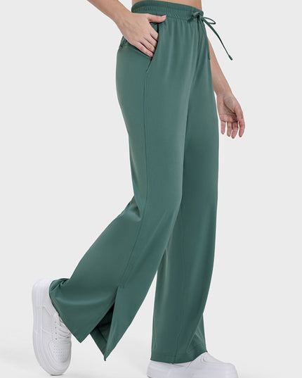 Millennia Slit Wide Leg Active Pants
