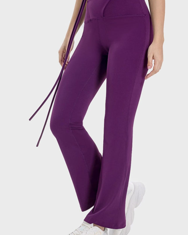 Millennia Tied Mid-Rise Waist Active Pants