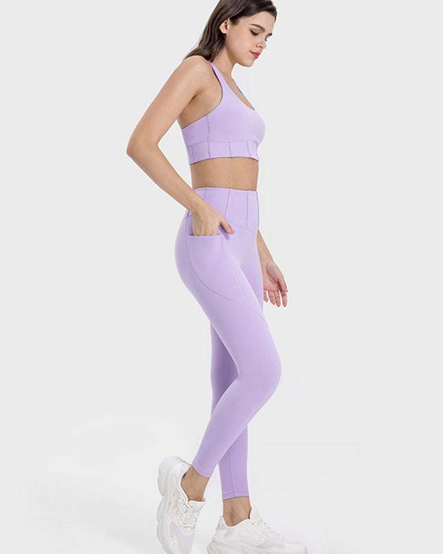 Millennia Pocketed High Waist Active Leggings