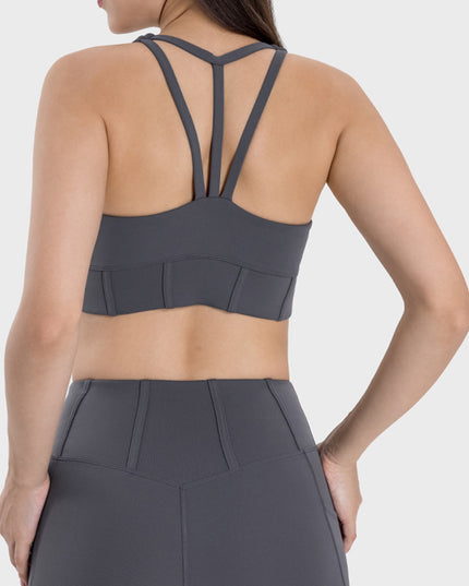 Millennia Square Neck Wide Strap Active Tank