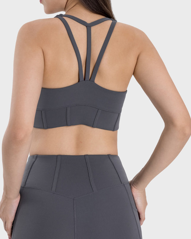 Millennia Square Neck Wide Strap Active Tank