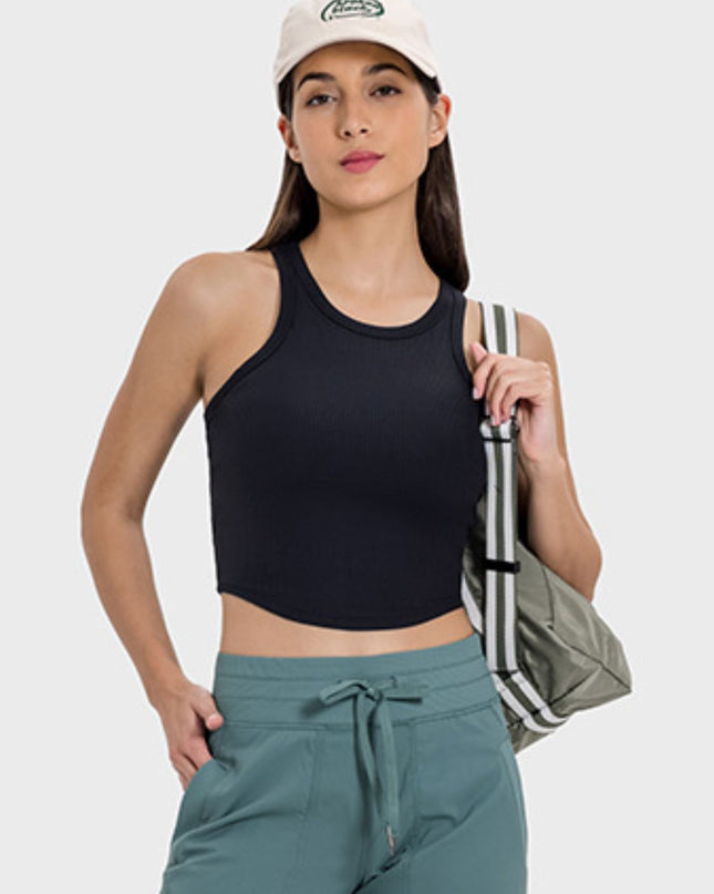 Millennia Round Neck Racerback Active Tank