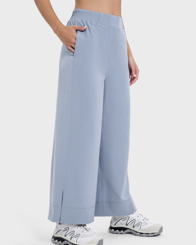 Millennia Slit Wide Leg Active Pants
