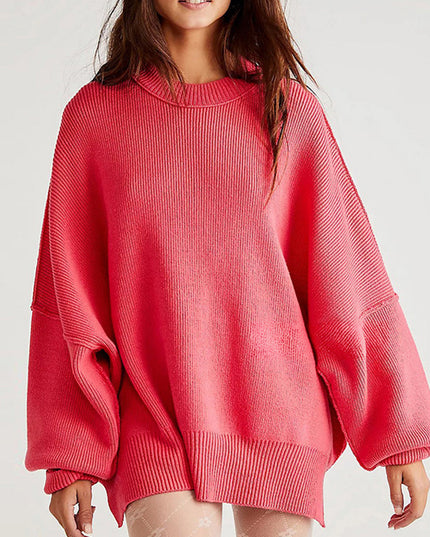 Round Neck Long Sleeve Sweater