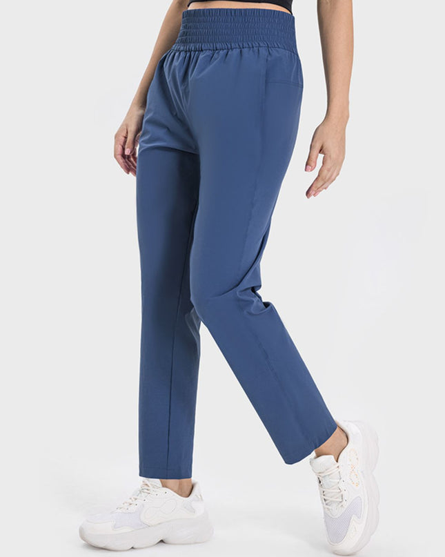 Millennia Pocketed High Waist Active Pants