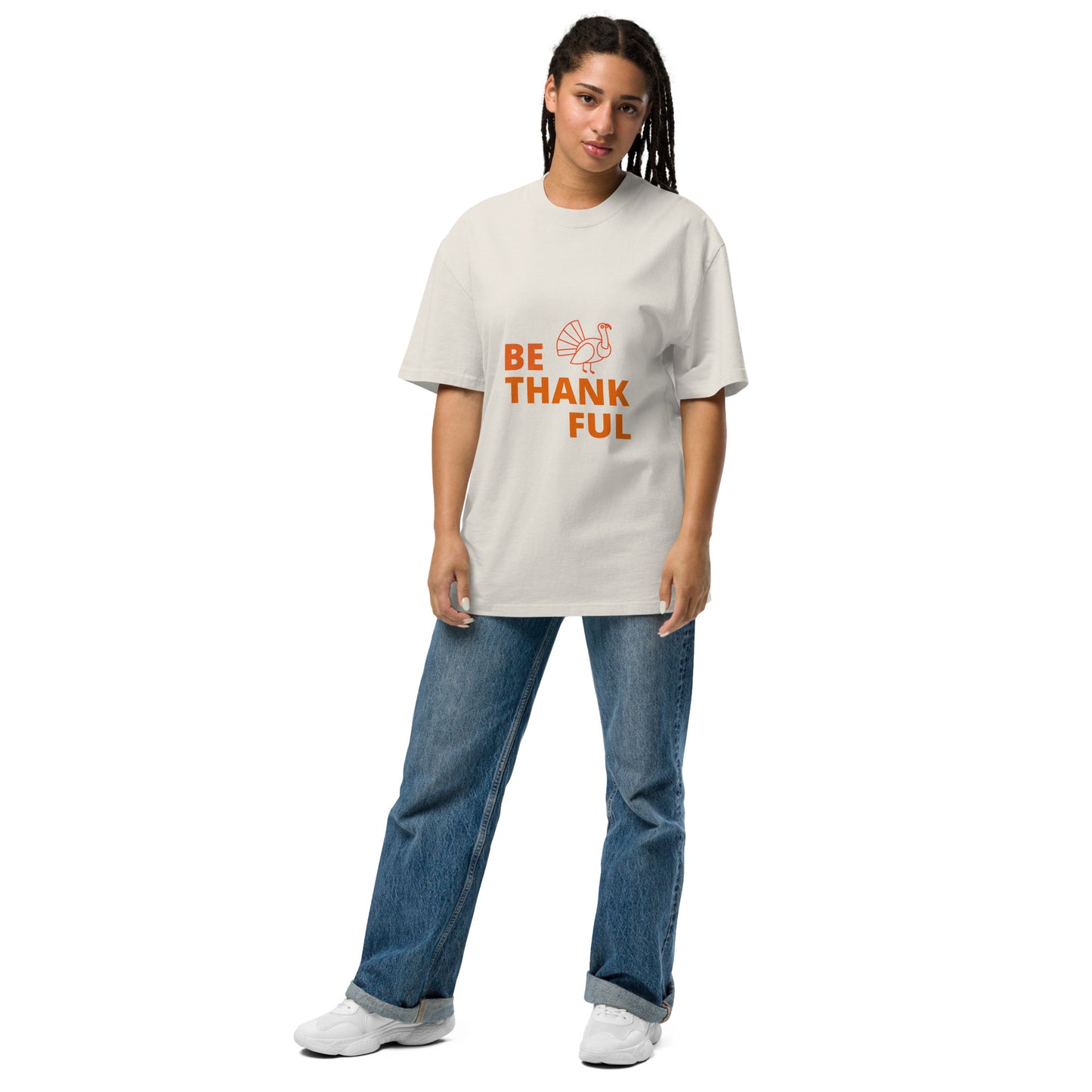 Oversized Faded Thanksgiving T-shirt