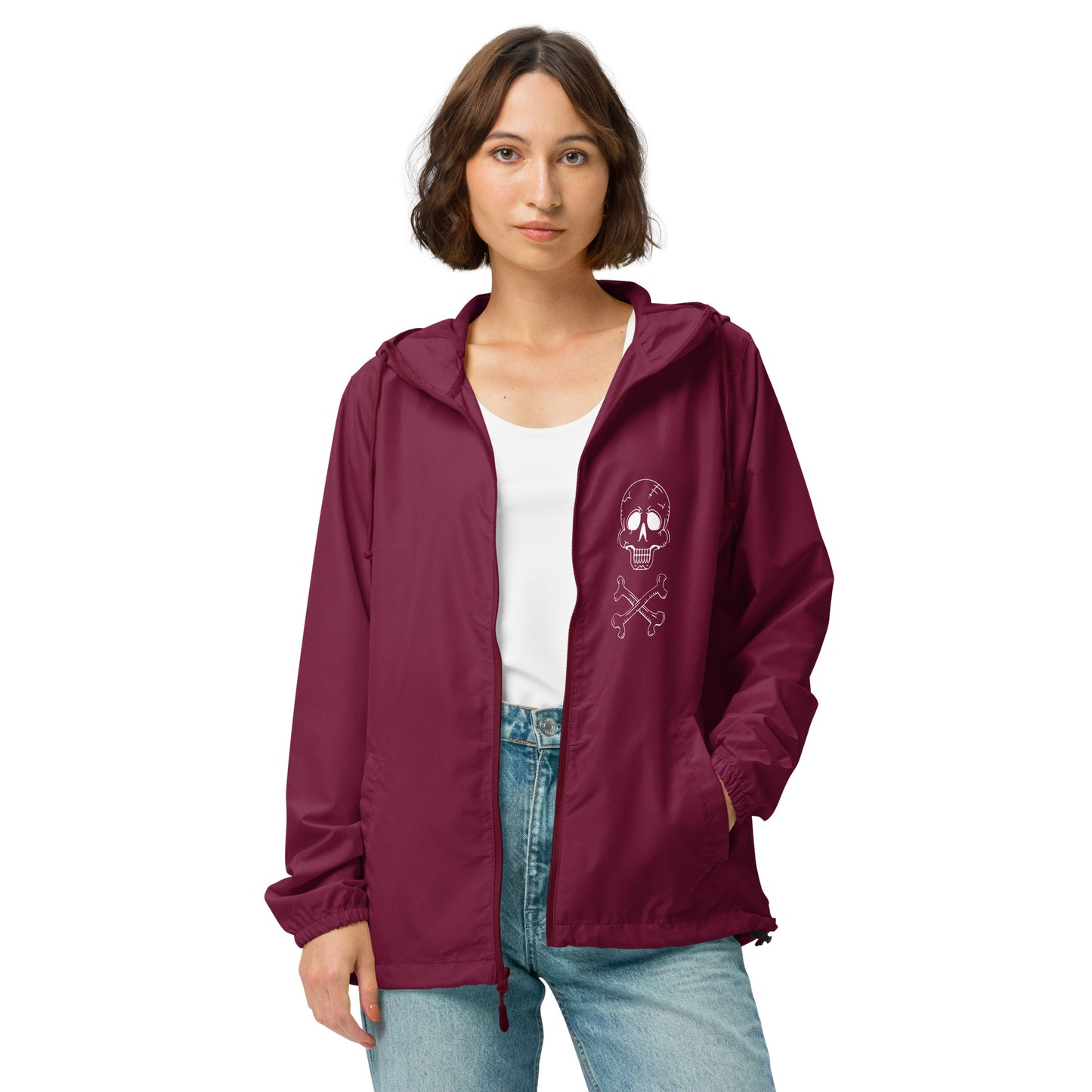 Lightweight Halloween Zip Up Windbreaker for Women