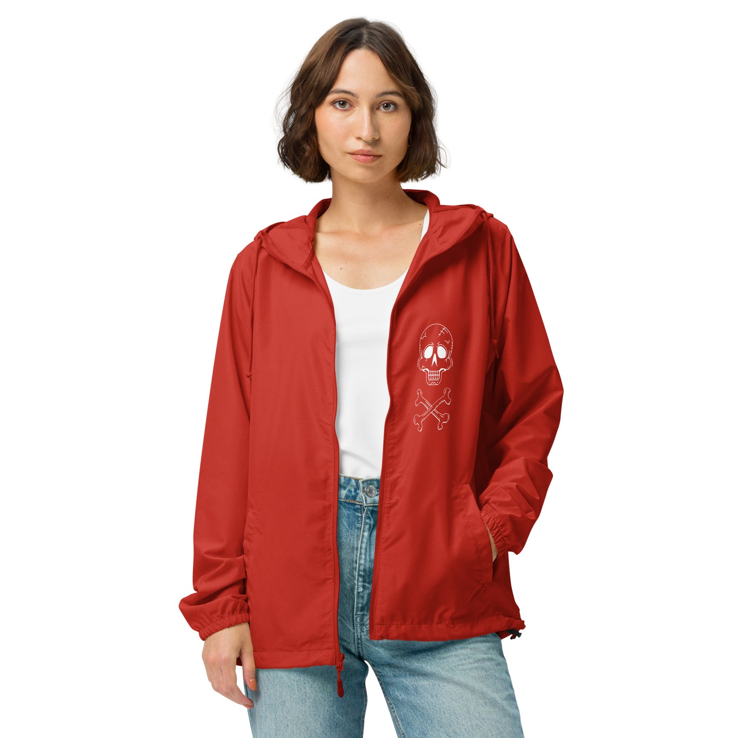 Lightweight Halloween Zip Up Windbreaker for Women