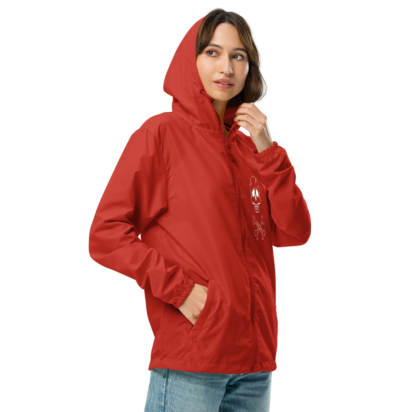 Lightweight Halloween Zip Up Windbreaker for Women